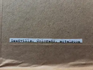 Onbekend - Motelroom. Leadville, Colorado kopen? Bied vanaf 30!