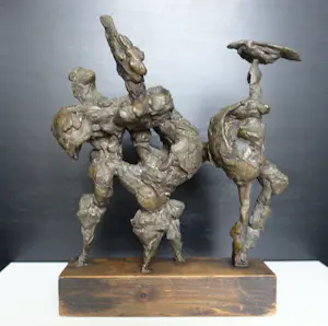 Brons (Onbekend) - "Abstracte figuren" in brons kopen? Bied vanaf 300!