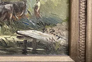 Albert Jurardus van Prooijen - Koeien in landschap kopen? Bied vanaf 350!