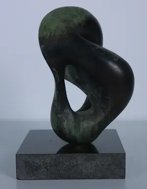 Brons (Onbekend) - Abstract organisch gevormd beeld kopen? Bied vanaf 100!