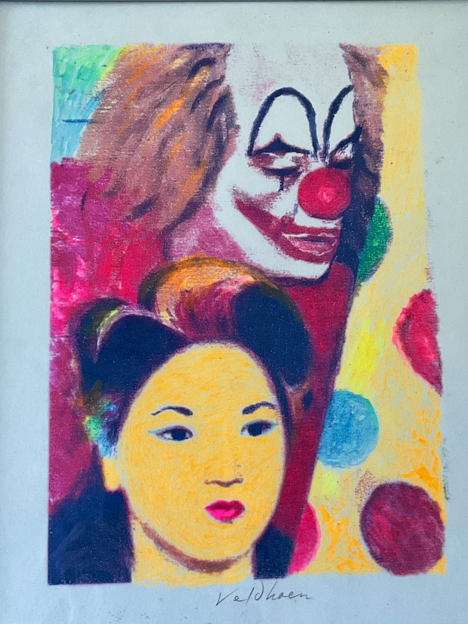 Aat Veldhoen - Clown en geisha kopen? Bied vanaf 40!