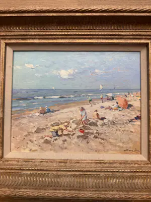 Niek van der Plas - Strandgezicht kopen? Bied vanaf 500!