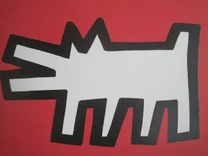 Keith Haring - Voor Ikea Transtrand: Barking Dog. kopen? Bied vanaf 70!
