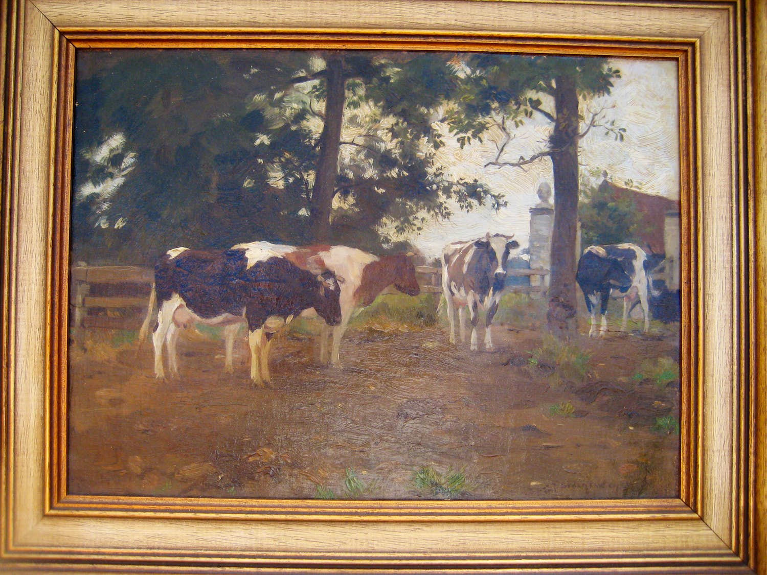 Adrianus Johannes Groenewegen - Olieverf op doek verkocht voor € 300!