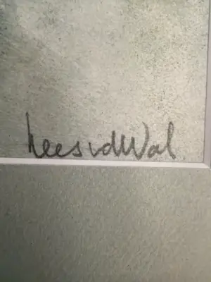 Kees van de Wal - aquarel kopen? Bied vanaf 55!