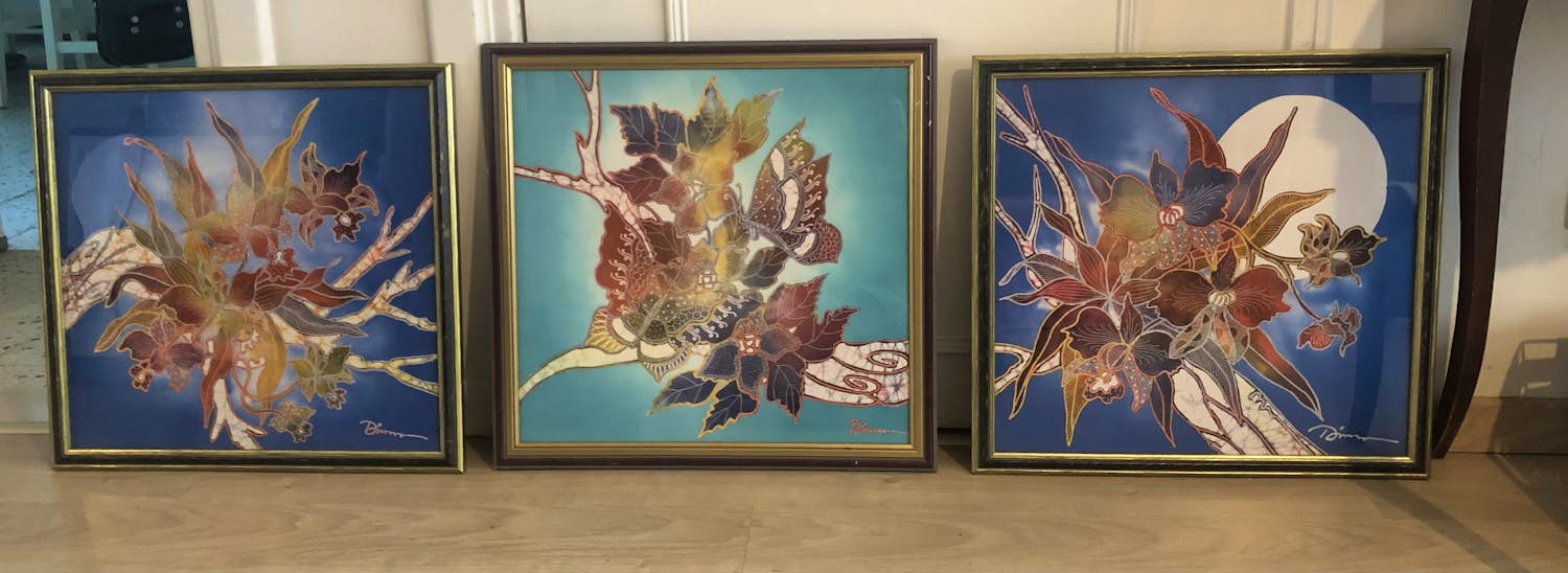 Onbekend - Batik orchideeën Indonesisch kopen? Bied vanaf 100!