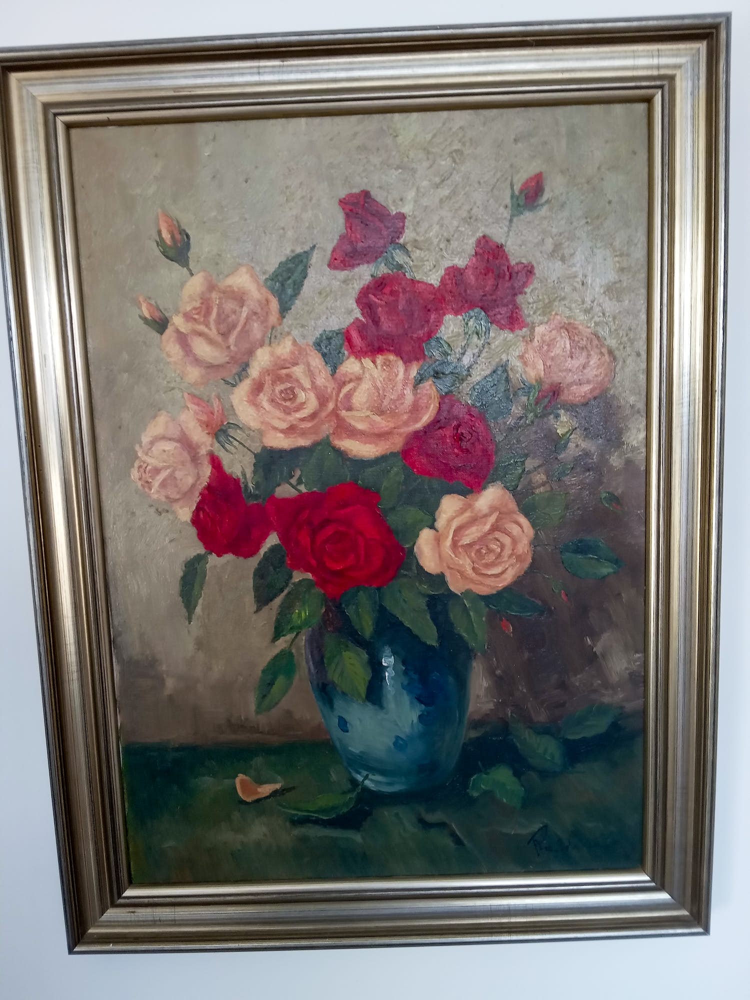 Niet of onleesbaar gesigneerd - Bloemen in een vaas kopen? Bied vanaf 1!