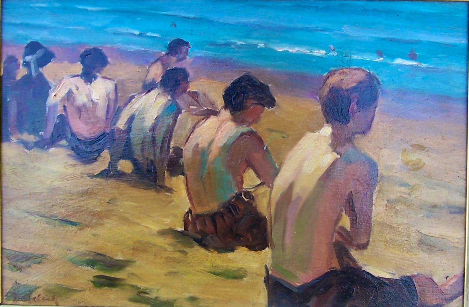 Onbekend - Jongens aan het strand kopen? Bied vanaf 60!