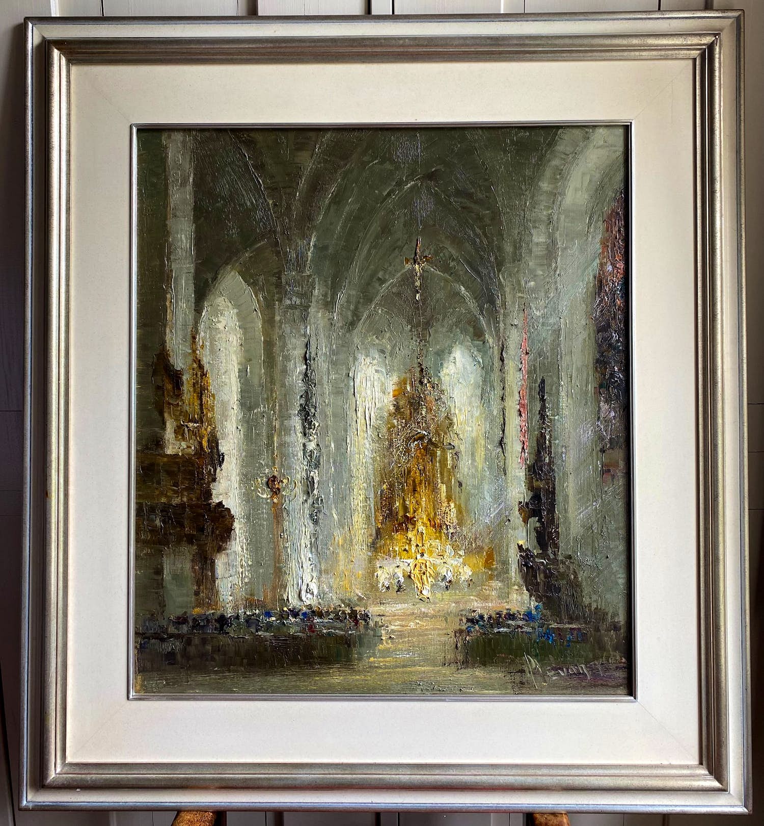 Jan Bevort - Kerkinterieur kopen? Bied vanaf 250!