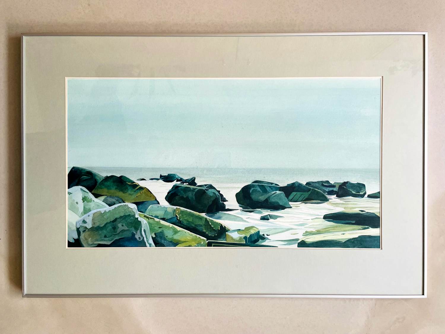 Nico van Bekkum - rotsen aan de kust kopen? Bied vanaf 50!