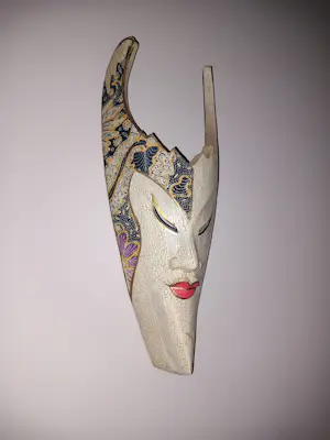 Onbekend - Prachtig etnisch stammenmasker uit Indonesië kopen? Bied vanaf 20!