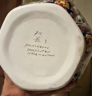 Plateelbakkerij Zuid-Holland - Vaas polychrome kopen? Bied vanaf 100!
