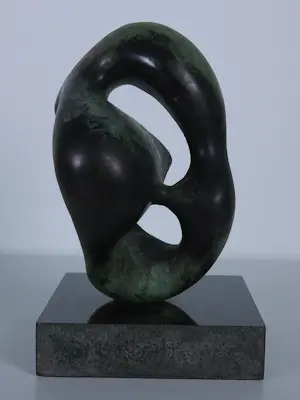 Brons (Onbekend) - Abstract organisch gevormd beeld kopen? Bied vanaf 100!