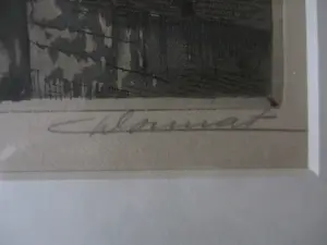 Onbekend - 6 ingelijste gravures Parijs kopen? Bied vanaf 100!