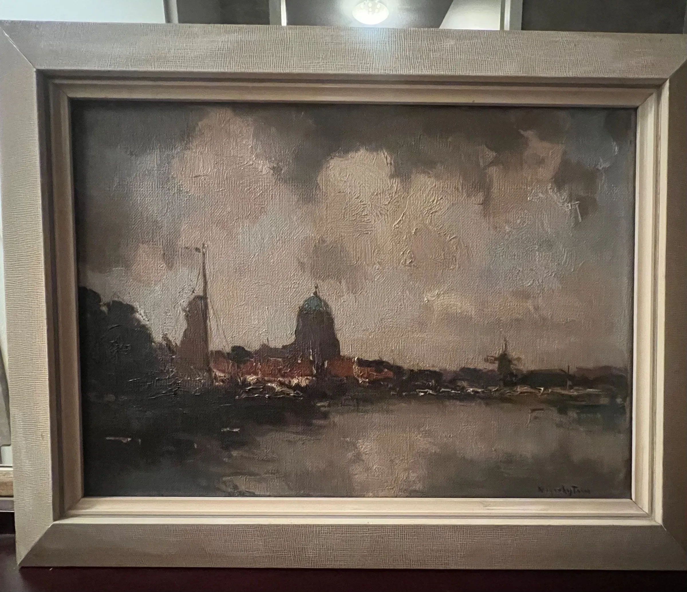 Buy Aris Knikker - Arie knikker (1887-1962) Hollands stadsgezicht? Bid from 200!