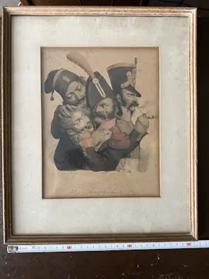 AcheterLouis-Léopold Boilly - Les Moustaches? Enchérissez de 60!