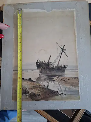 Johannes H B Koekkoek - Gestrand kopen? Bied vanaf 20!