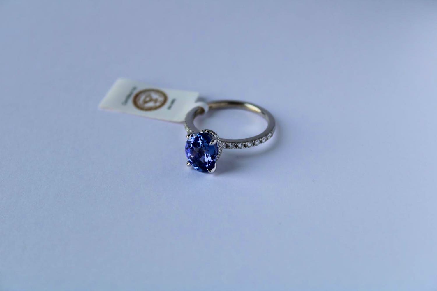 18 kt Gouden Diamantring – 28 briljanten – IGI gecertificeerd – Uniek stuk verkocht voor € 20!