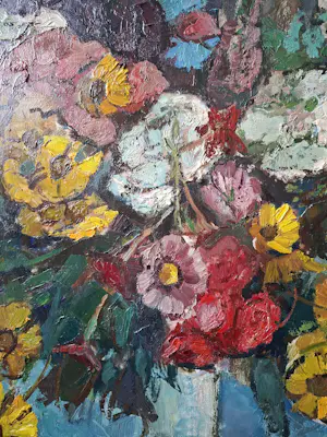 Piet Middelhoek - Vaas met bloemen kopen? Bied vanaf 300!