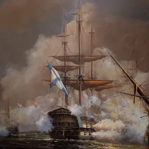 Onbekend - Monumentale zeeslag kopen? Bied vanaf 80!