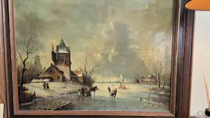 Jacob Jan Coenraad Spohler - winterlandschap kaufen? Bieten Sie von 2000!