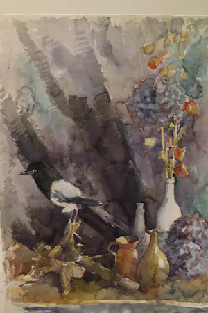 Onbekend - Abstract Waterverf Kunstwerk kaufen? Bieten Sie von 20!