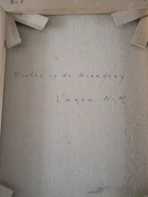 Jan Kelderman - Boerderij in winter(Laren) kopen? Bied vanaf 60!