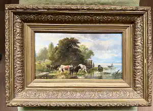 Albert Jurardus van Prooijen - Koeien in landschap verkocht voor € 370!