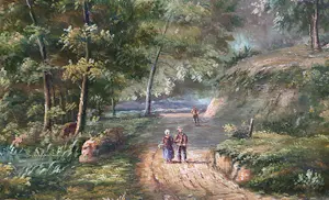 Onbekend - Landschap kopen? Bied vanaf 125!