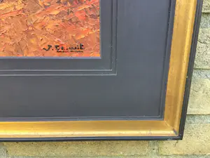 Onbekend - Korenschoven in de ochtendgloed. kopen? Bied vanaf 10!