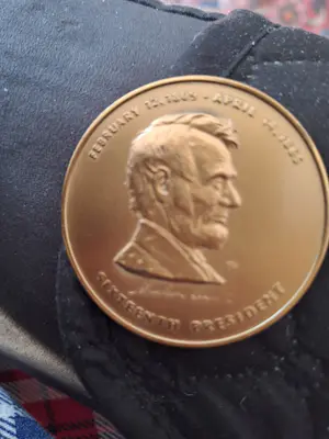 Brons (Onbekend) - Herdenkings penning 16de president Abraham lincoln kopen? Bied vanaf 25!