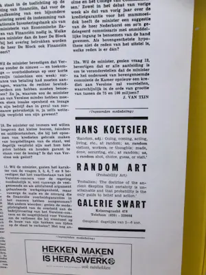 Hans Koetsier - Advertisements kopen? Bied vanaf 50!