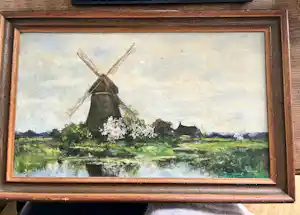 Egbert Schaap - Molen landschap verkauft für € 100!