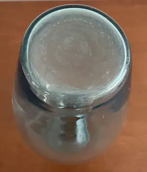 Onbekend - Vintage Licht blauwe glazen vaas kopen? Bied vanaf 20!