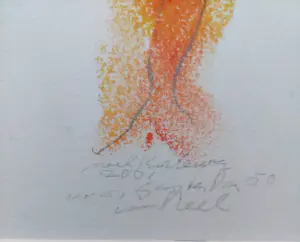 Neel Korteweg - Aquarel zonder titel - ingelijst kopen? Bied vanaf 60!