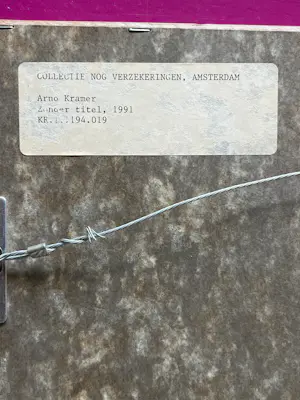 Buy Arno Kramer - Zonder titel? Bid from 250!