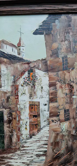 Gaston Castello - Spaans dorpsgezicht kopen? Bied vanaf 60!