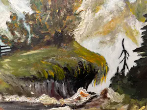 Buy Onbekend - Olieverfschilderij - Hand gesigneerd - 1963? Bid from 20!