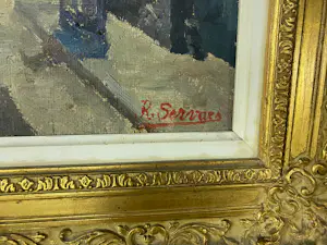 Rene Servaes - Schilderij steegje met huizen kopen? Bied vanaf 120!