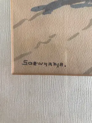 Soewardja - Straatbeeld met kar door koeienspan getrokken kopen? Bied vanaf 30!