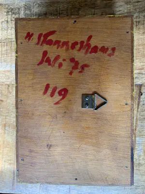 Herman Stammeshaus - Houten kistje met Surinaamse vlinders kopen? Bied vanaf 60!