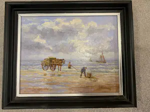 Albert Temming - Zandvoort aan zee - SChelpenvisser kaufen? Bieten Sie von 170!