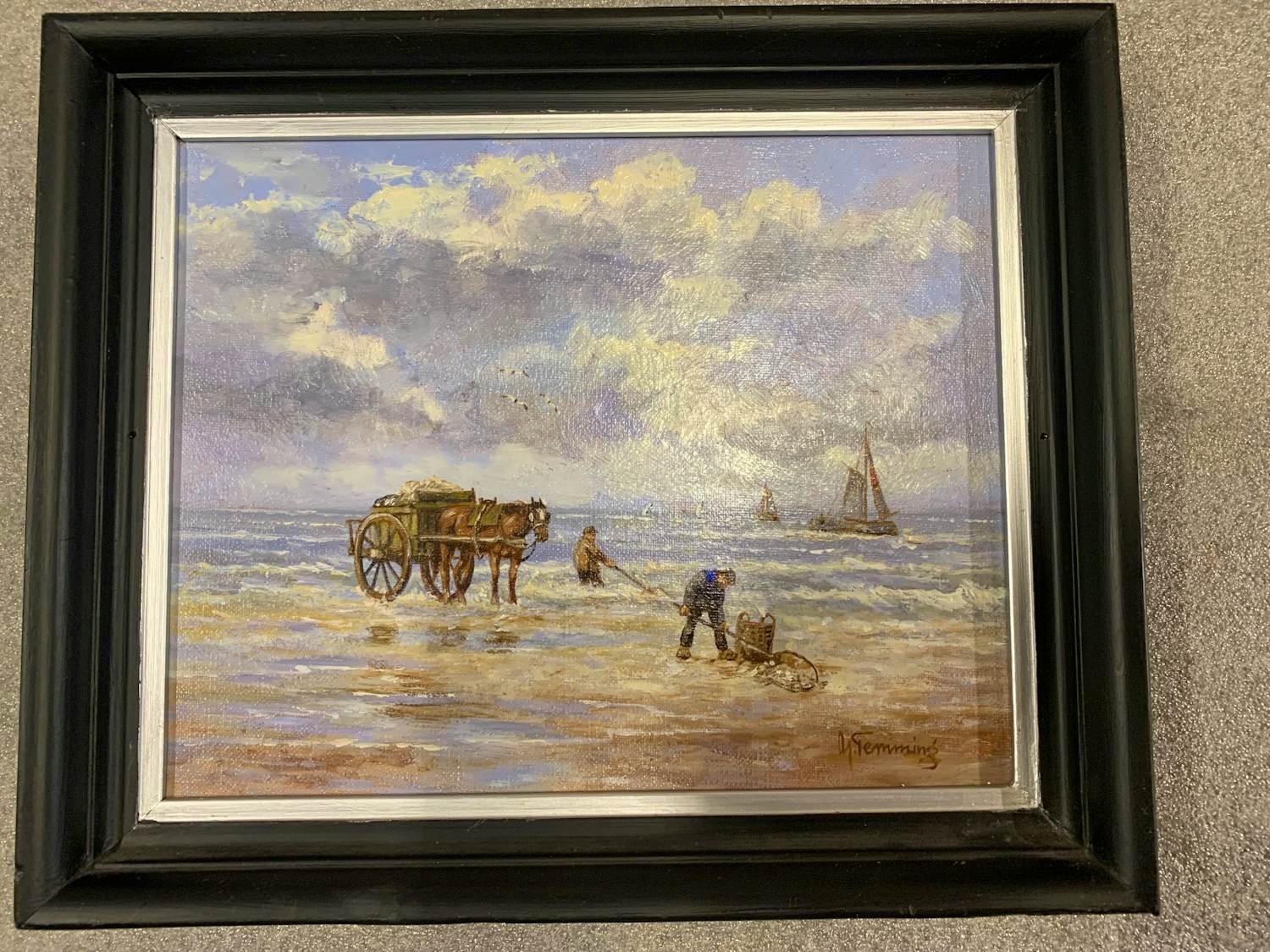 Albert Temming - Zandvoort aan zee - SChelpenvisser kopen? Bied vanaf 170!