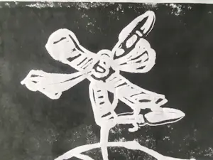 Andrea Veldman - Sinaasappelbloesem - Linosnede kopen? Bied vanaf 40!