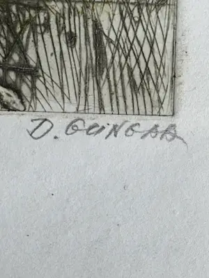 Buy Onbekend - 2 etsen? Bid from 30!