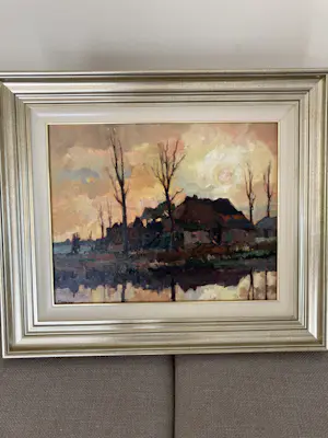 Frans Manders - Landschap kopen? Bied vanaf 350!