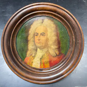 Onbekend - 2 portretten - Wolfgang Amadeus Mozart & George Frideric Händel kopen? Bied vanaf 80!