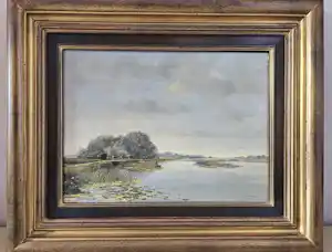 Fred Frauenfelder - Polderlandschap verkauft für € 200!