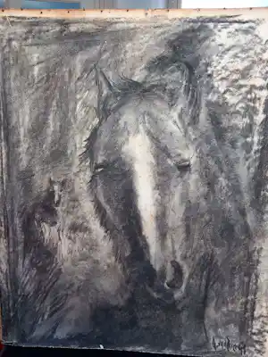 Buy Adrianus van Zeegen - Paardenhoofd? Bid from 60!