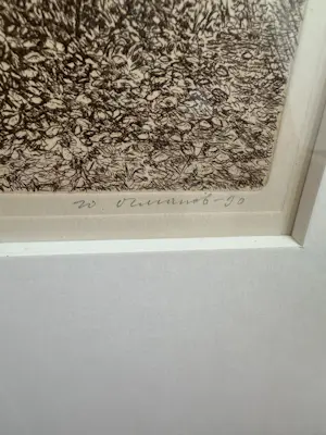 Onbekend - Set van twee etsen: Noord-Europees landschap kopen? Bied vanaf 35!